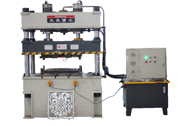 100噸門(mén)面壓花切花液壓機(jī) 100T金屬冷壓成型油壓機(jī)